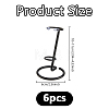 6Pcs Alloy Crystal Sphere Display Stands DJEW-DC0001-23EB-2