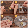 DIY 7 Chakra Wine Glass Charm Making Kit DIY-BC0009-82-4