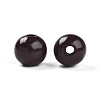 Painted Natural Wood Beads WOOD-A018-16mm-08-2