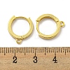 Brass Hoop Earrings EJEW-L211-012B-G-3
