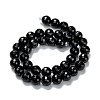 Natural Black Onyx Beads Strands G-Z024-03C-3