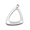 Triangle Ring 304 Stainless Steel Pendants X-STAS-N073-20-2