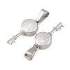 304 Stainless Steel Pendants STAS-I360-01P-2