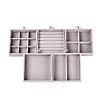 5-Tier PET Plastic Jewelry Storage Drawer Boxes CON-N016-03A-3