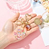 Alloy & Resin Pendant Decorations HJEW-YW00401-05-5