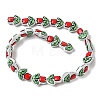 Transparent Glass Enamel Beads LAMP-C023-01F-2