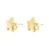 Alloy Stud Earrings Findings PALLOY-F278-03G-1