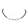Glass Beads Necklaces NJEW-JN04722-4