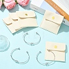 6Pcs Knot Shape Cuff Bangle BJEW-YW0001-19-5