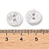 Laser Flower Pattern Natural Abalone Shell/Paua Shell Buttons SH-CBA18B6-04B-3