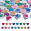 Alloy Enamel Slider Charms and Large Hole Beads ENAM-CD0001-07-1