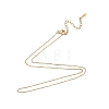 304 Stainless Steel Cable Chains Necklace for Men Women NJEW-N050-A03-G12-3