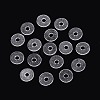 50Pcs Transparent PVC Insulating Gaskets PVC-T006-4mm-01-1