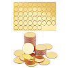  100Pcs Gold Acrylic Mirror Wall Stickers AJEW-PH0004-90B-1
