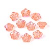 Electroplate Glass Beads Strands EGLA-T021-22H-2