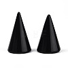 Natural Obsidian Ring Display Stands G-T144-06H-1