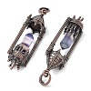 Natural Fluorite Faceted Pointed Bullet Shaped Big Pendants G-P613-01R-03-2