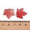 Baking Paint Transparent Glass Pendants DGLA-N014-11A-04-3