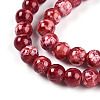 Baking Paint Glass Beads Strands DGLA-N003-6mm-A02-3
