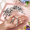 Handmade Polymer Clay Bead Bracelets Making AJEW-TAC00076-5
