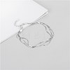 925 Sterling Sliver Snake Chain Multi-strand Bracelet for Teen Girl Women BJEW-BB43397-A-2