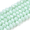 Electroplate Glass Beads Strands EGLA-A034-P1mm-A20-1