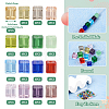 128Pcs 16 Colors Glass Imitation Austrian Crystal Beads GLAA-TA0001-50-11