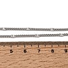 12Pcs 2.2MM 304 Stainless Steel Textured Twisted Chain Necklaces for Men Women NJEW-H093-20P-01-6
