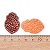 Dyed Natural Quartz Carved Pendants GG-CBA0022-13-3