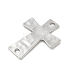 Alloy Textured Religion Cross Links Connector Charms FIND-Z127-01P-03-2