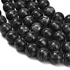 Natural Larvikite Beads Strands GSR18mmC128-3