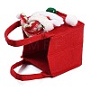 Non-woven Fabrics Christmas Santa Cluas Candy Gift Tote Bags ABAG-C011-01A-2