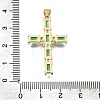 Brass Pave Cubic Zirconia Pendants CU-CBAE7DF-11G-D01-3