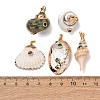 Natural Conch Shell Pendants SH-CBAB405-01KCG-3