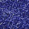 Transparent Colours Luster Glass Bugle Beads SEED-N005-001-A02-3