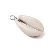 Natural Mixed Shell Pendants PALLOY-JF03799-4