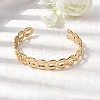 304 Stainless Steel Cuff Bracelets for Women BJEW-C136-01G-2