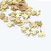 Brass Charms KK-E788-12G-3