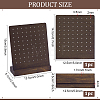 Detachable Wood Earring Display Stands EDIS-WH0011-07-2