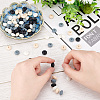 80Pcs 4 Colors Food Grade Eco-Friendly Silicone Beads SIL-DC0001-12-3