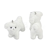 Flocky Resin Pendants FIND-A052-07I-2