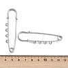 304 Stainless Steel Safety Pins Brooch Findings STAS-K252-05B-P-3