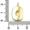 Brass Enamel Pendants KK-K400-20G-04-3