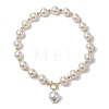 Imitation White Pearl Acrylic Beaded Necklaces NJEW-JN05122-02-2