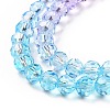 Transparent Glass Beads Strands GLAA-L045-02A-03-4