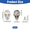 50Pcs Skull Alloy Rivets FIND-CA0011-72B-P-2