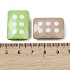 Opaque Printed Acrylic Beads OACR-G055-05-3