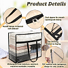 12Pcs PVC Transparent Bags ABAG-WA0001-34-4