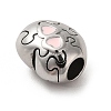 304 Stainless Steel Enamel European Beads STAS-G308-27AS-3