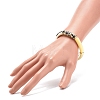 Acrylic Curved Tube Beaded Stretch Bracelet for Women BJEW-JB08437-02-3